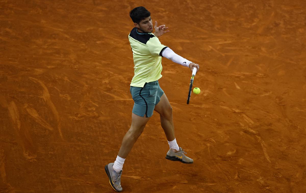 Carlos Alcaraz | Carlos Alcaraz je nastope na madridskem mastersu končal v četrtfinalu. | Foto Reuters