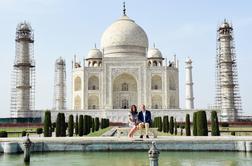 24 let po Diani sta Tadž Mahal obiskala tudi William in Kate