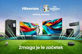 Hisense, uradni partner UEFA EURO 2024™, predstavlja kampanjo ZMAGA JE LE ZAČETEK