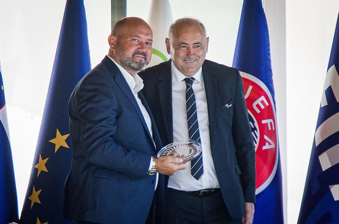 Valerij Kolotilo je pohvalil trud Nogometne zveze Slovenije (NZS) in predsednika Radenka Mijatovića. | Foto: Urban Meglič/Sportida
