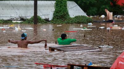 Brazilija: v poplavah in zrušenju jezu najmanj 29 mrtvih #video