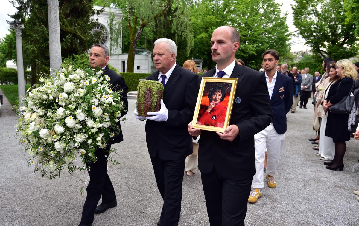 Pogreb Mance Košir | Žara Mance Košir je bila prekrita z mahom. | Foto Bobo