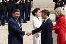 Xi Jinping, Emmanuel Macron
