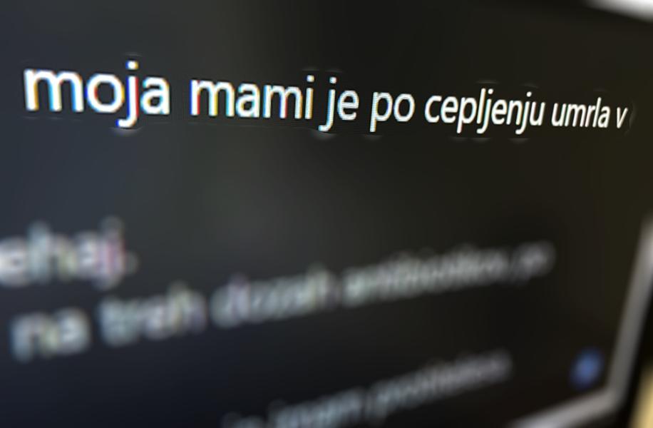 Slovenka javno lagala o smrti mame, da bi manj ljudi verjelo zdravnikom