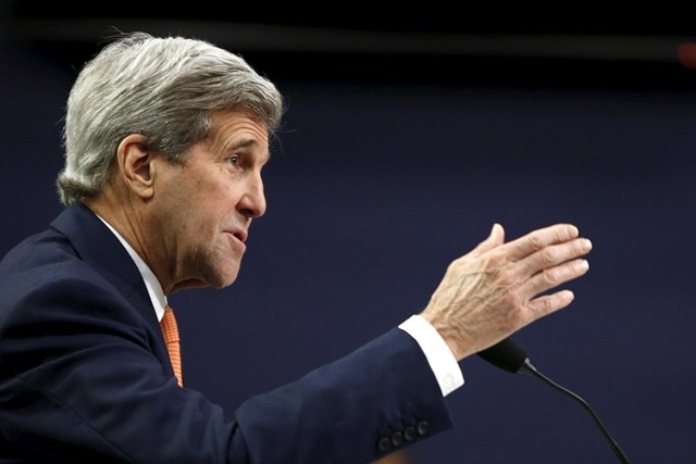 John Kerry je na poti v London. | Foto: Reuters