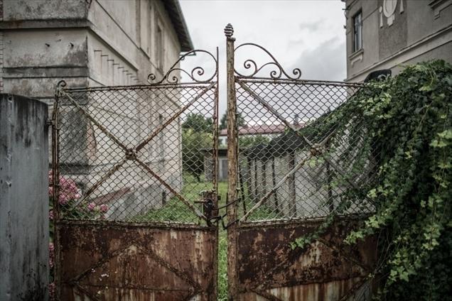 Pogled z ulice na vrt županove hiše.  | Foto: Matej Leskovšek