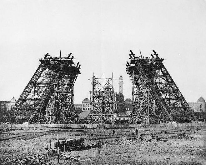 Takole je bilo videti gradbišče decembra 1887. | Foto: commons.wikimedia.org