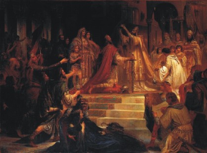 Karel Veliki je kronan za cesarja. | Foto: commons.wikimedia.org
