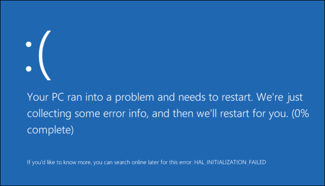 Modri zaslon smrti v Windows 8. Foto: HowToGeek | Foto: 