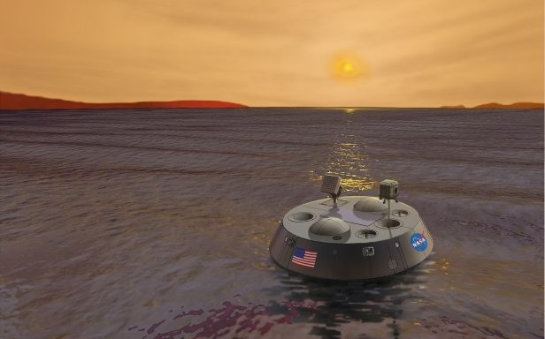 Če bi Nasa zagotovila dovolj sredstev za izvedbo misije TiME, bi raziskovalec Titanovih jezer proti Saturnu odrinil lani.  | Foto: NASA