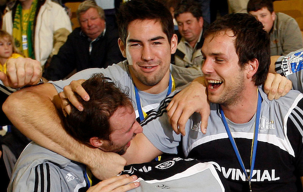 Z Vidom Kavtičnikom (levo) sta odlična prijatelja. Skupaj sta igrala tako v Kielu kot Montpellieru. | Foto: Sportida