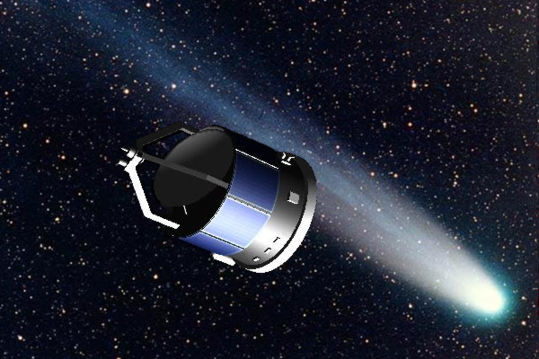 Evropska vesoljska agencija je med misijo Giotto, ki je trajala med letoma 1985 in 1992, ujela Halleyjev komet. Plovilo Giotto ima rekord za največje približanje slavnemu kometu, saj je bilo na najbližji točki od jedra kometa oddaljeno manj kot 600 kilometrov. | Foto: 