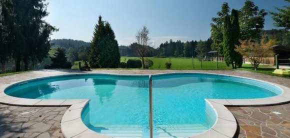 Novi lastnik se bo lahko na posestvu sproščal tudi v bazenu (Foto: nepremicnine.net). | Foto: 