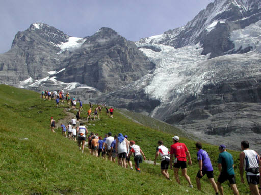 Najbolj je uživala na gorskem maratonu Jungfrau, kjer je tekla pod vznožjem Švicarskih Alp. | Foto: Thomas Hilmes/Wikimedia Commons