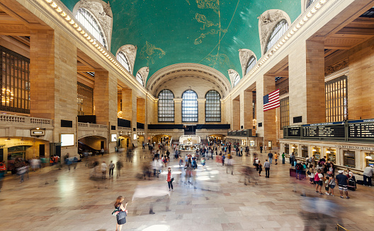 Spoznavanje mestnih (in drugih) znamenitosti je - takoj za morsko obalo - najpogostejša izbira dopustnikov. Na sliki: železniška postaja Grand Central v New Yorku. | Foto: Getty Images