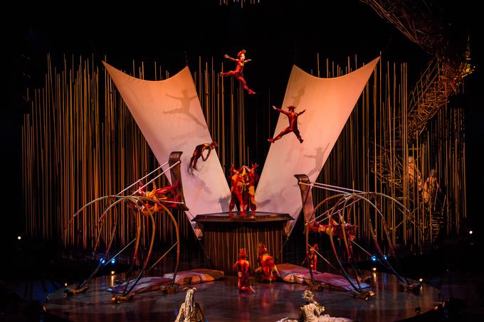 S predstavo Varekai, ki je od leta 2002 gostovala že v 43 državah, kanadska artistična skupina Cirque du Soleil prvič prihaja v Slovenijo. V predstavi sodeluje mednarodna zasedba 50 nastopajočih artistov in glasbenikov iz 19 različnih držav. | Foto: Arhiv Cirque du Soleil
