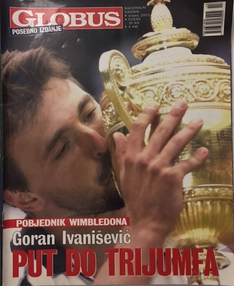 Leta 2001 je izšla posebna izdaja Globusa o Goranu Ivaniševiću. | Foto: Boštjan Boh