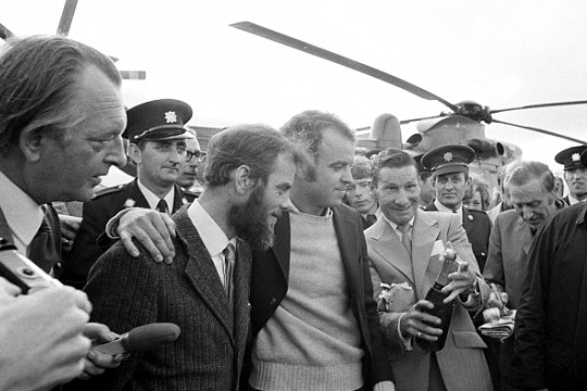Roger Chapman (drugi z leve) in Roger Mallinson (na sredini)
 | Foto: Thomas Hilmes/Wikimedia Commons