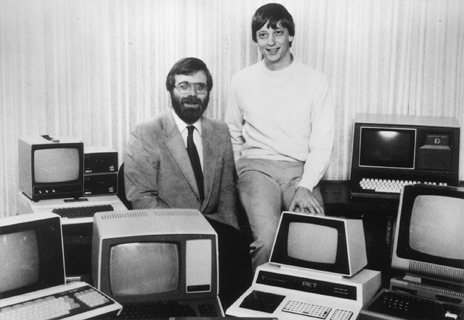 Bill Gates (desno) in Paul Allen (levo) leta 1981 | Foto: Microsoft
