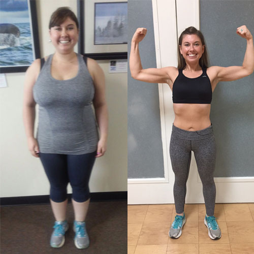 He decided to tell us the story of how she lost 27 pounds.