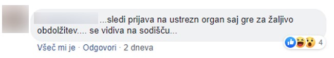 Facebook komentarji | Foto: Matic Tomšič / Posnetek zaslona