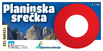Planinska srečka je na prodaj na vseh prodajnih mestih Športne loterije, na spletni strani www.e-stave.com in v Planinski trgovini PZS. | Foto: 