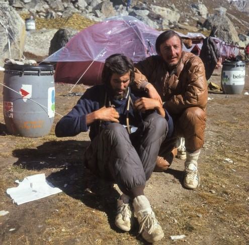 Bešlin in Dovžan znova med prijatelji v taboru | Foto: osebni arhiv Janeza Dovžana