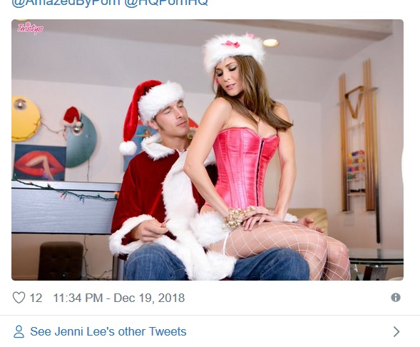Nekoč je bila Stephanie Sadorra, ki je delala pod umetniškim imenom Jenni Lee, znana pornoigralka. | Foto: Twitter/Zajem zaslona