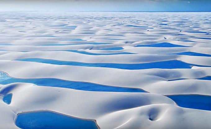 Lençóis Maranhenses narodni park, Brazilija | Foto: YouTube