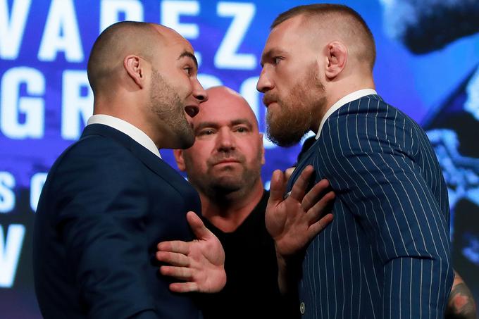 Dvoboj med Conorjem McGregorjem in Eddijem Alvarezom je magnet, ki bo poskrbel za nov rekord. Vsaj tako trdi predsednik UFC Dana White. | Foto: Guliverimage/Getty Images