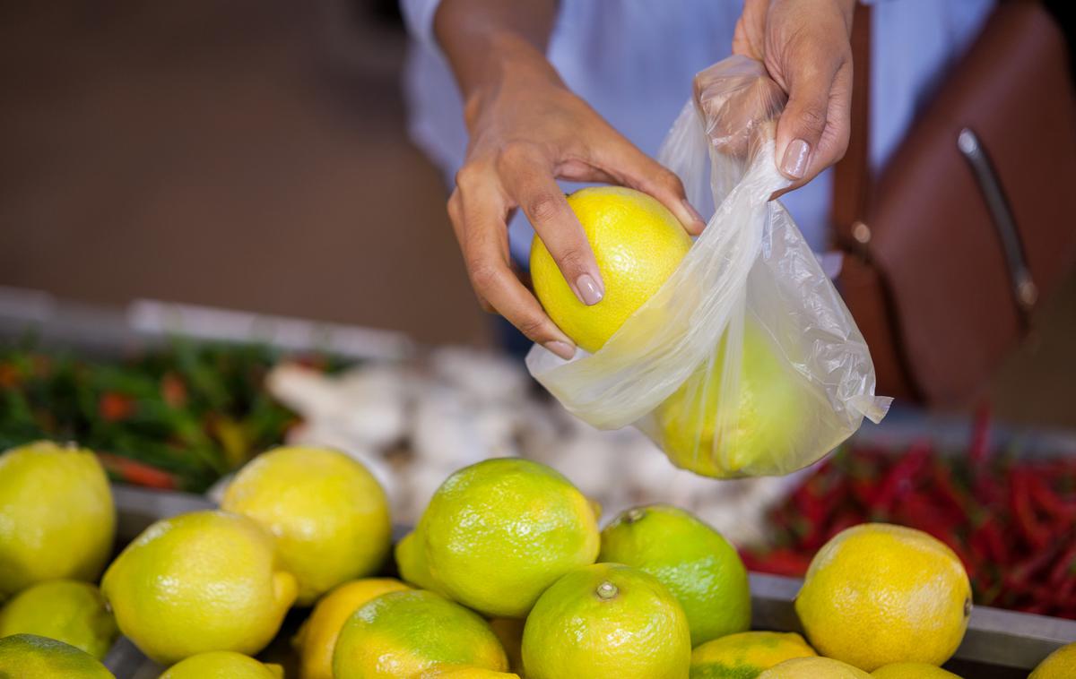 limone nakupovanje sadje trgovina vrečka