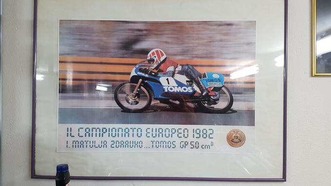 Zdravko Matulja je leta 1982 s Tomosovim motociklom postal evropski prvak v razredu 50 ccm. | Foto: Gregor Pavšič