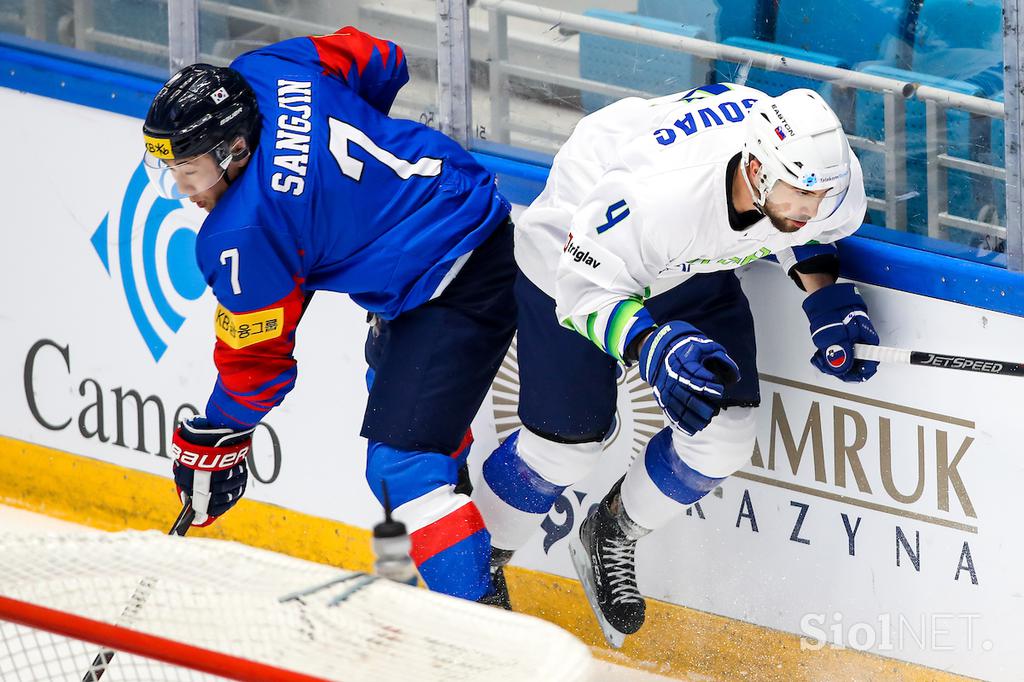Slovenija Južna Koreja svetovno prvenstvo v hokeju 2019 Aleksandar Magovac