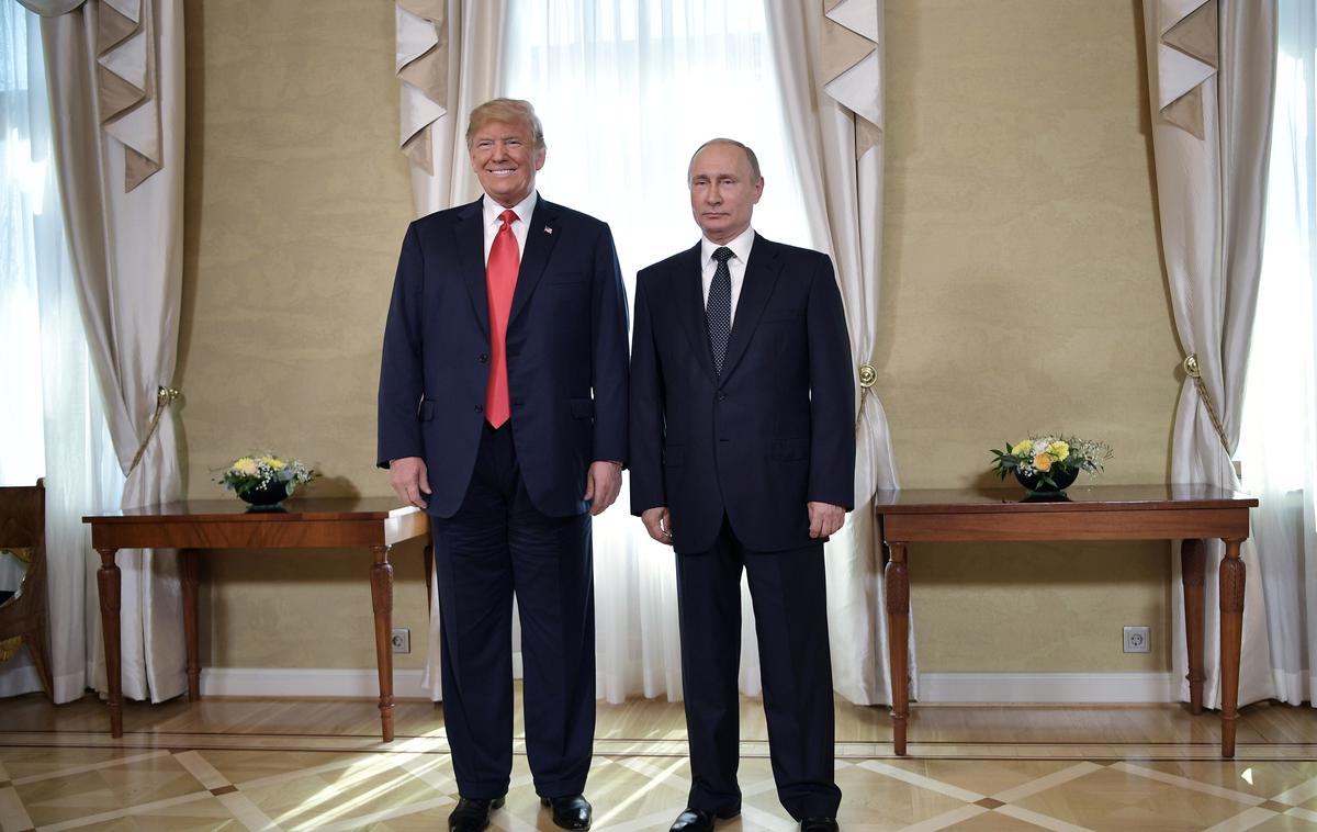 Srečanje Donalda Trumpa in Vladimirja Putina | Foto Reuters