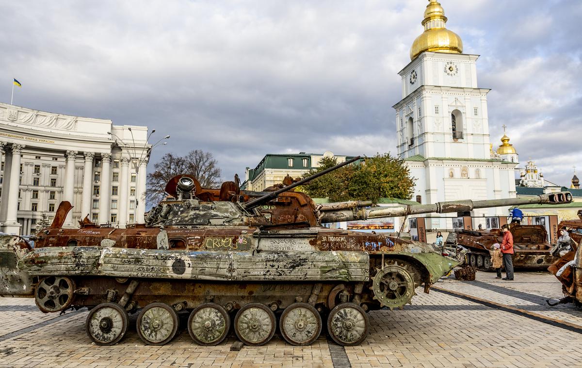 Kijev | Podpora v višini 50 milijard evrov je namenjena za obnovo Ukrajine, za izvajanje osnovnih javnih storitev, pa tudi za strelivo in protizračno obrambo.  | Foto Ana Kovač