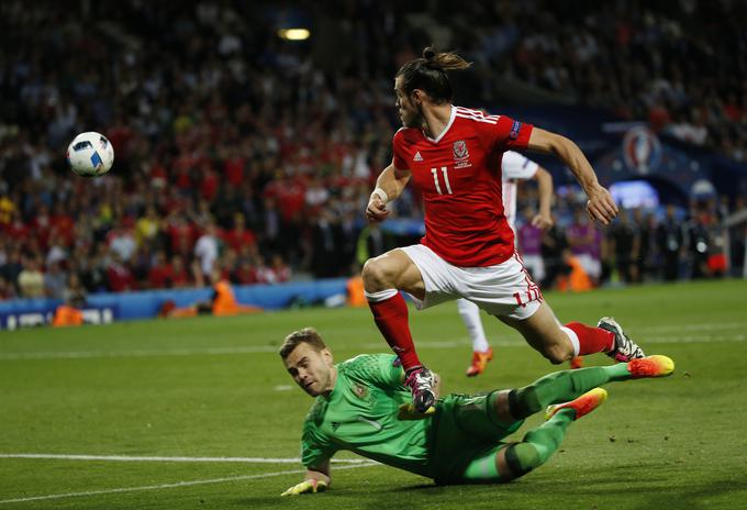 Gareth Bale na tem prvenstvu redko zapravlja priložnosti, ko udari na gol. | Foto: 