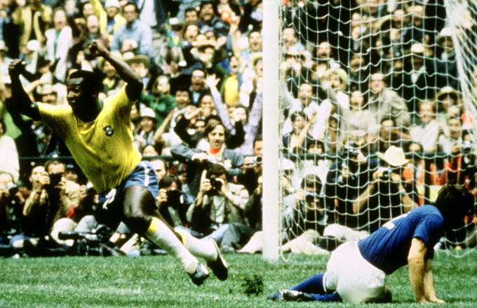 Takole se je v finalu svetovnega prvenstva 1970 na štadionu Azteca v Ciudadu de Mexicu razveselil prvega zadetka v mreži Italije. | Foto: Reuters
