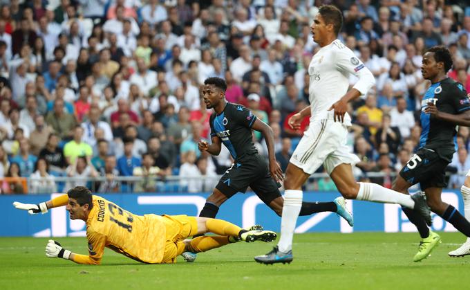 Emmanuel Dennis je v Madridu do 39. minute zadel dvakrat, a se je Real v nadaljevanju vrnil in vknjižil točko. | Foto: Reuters