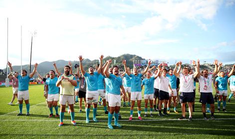 Ragbistom Urugvaja senzacionalna zmaga nad Fidžijem