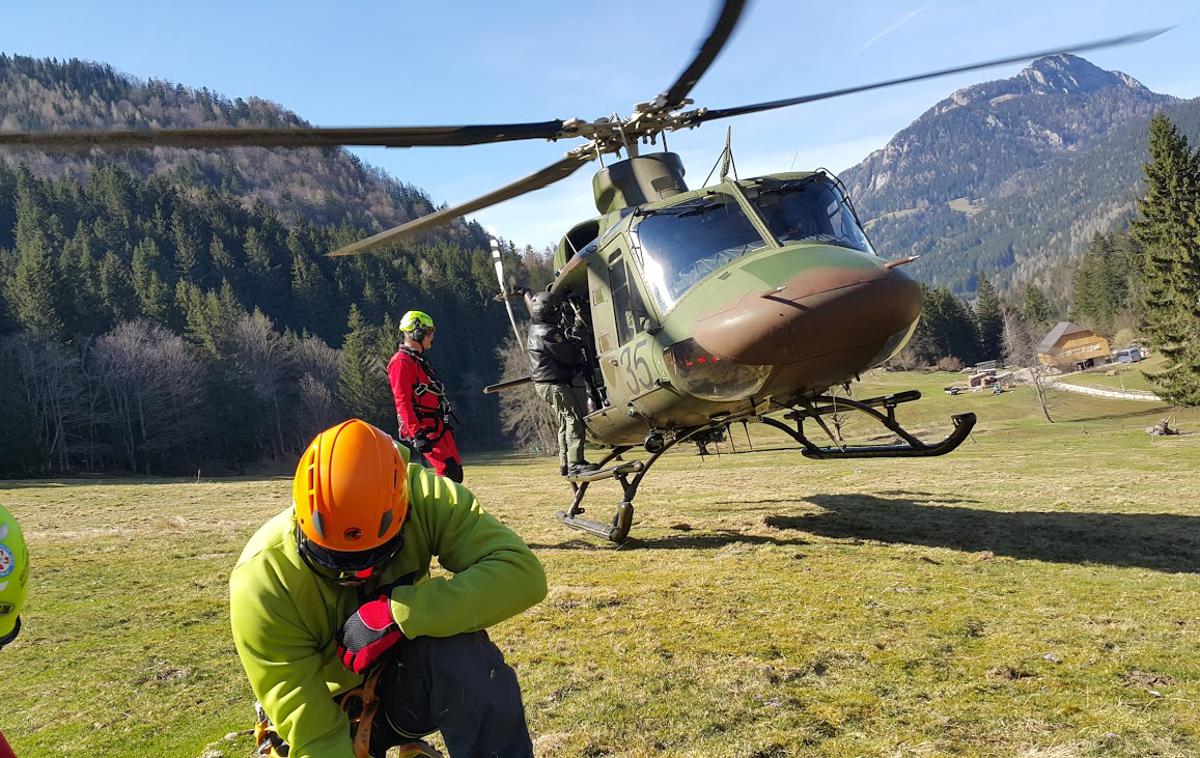 Gorska reševalna služba GRS | Pri sestopu se je huje poškodovala nemška turistka.