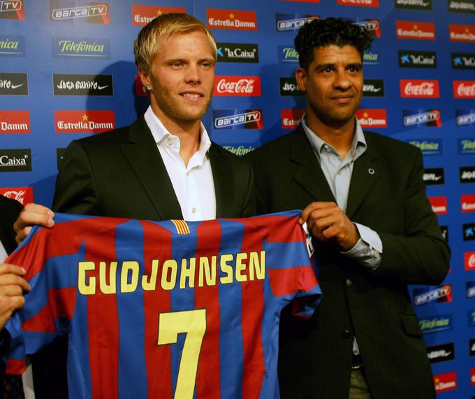 Eidur Gudjohnsen je pred desetimi leti sklenil pogodbo z Barcelono. | Foto: 