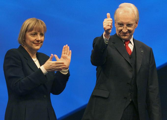 Edmund Stoiber in Angela Merkel | Foto: Reuters