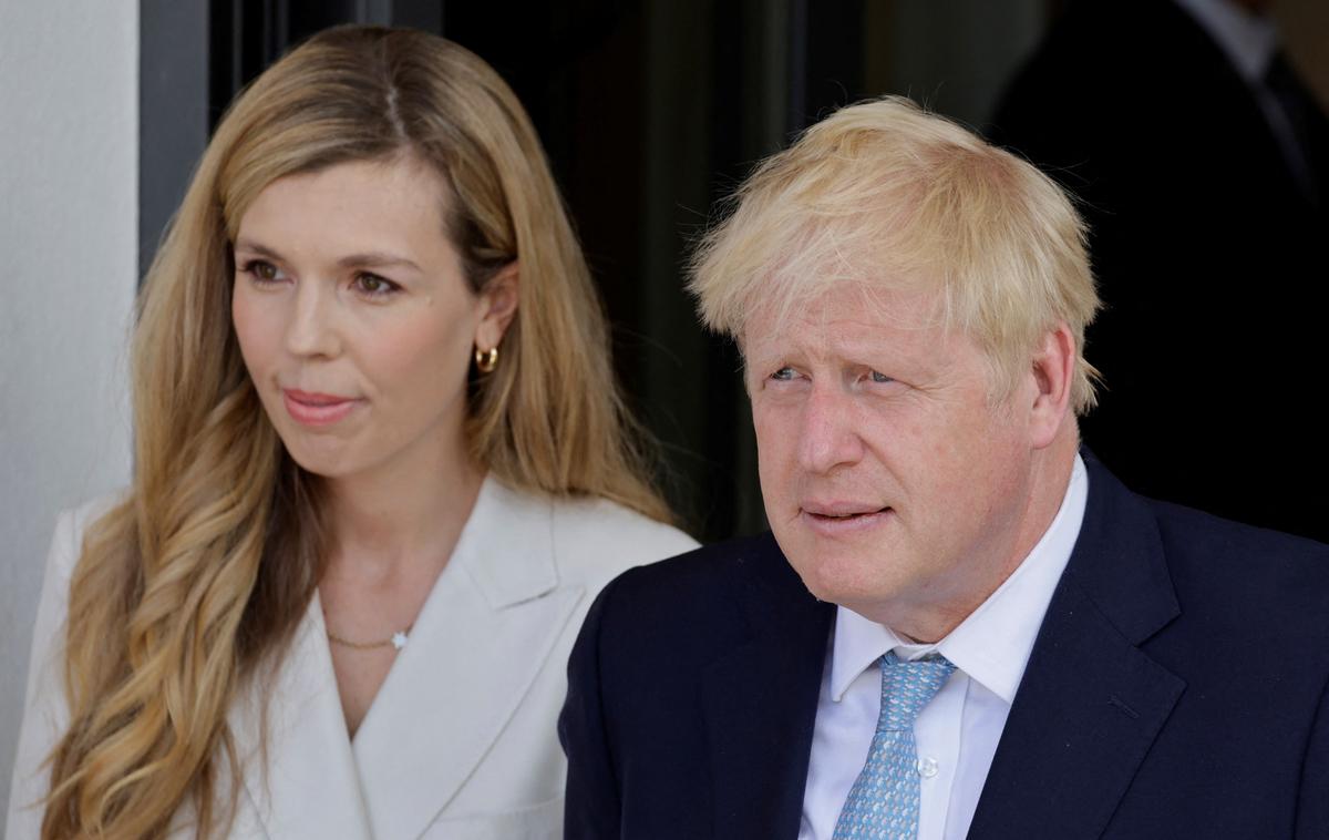Carrie Symonds in Boris Johnson | Foto Reuters