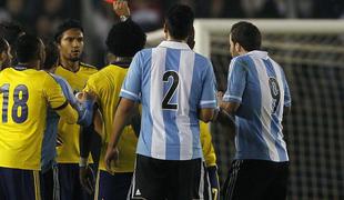 Messi se je vrnil, Higuain izključen, Argentini točka
