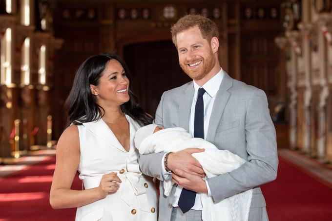 Meghan in Harry sta maja 2019 dobila prvega otroka, sina Archieja. | Foto: Reuters