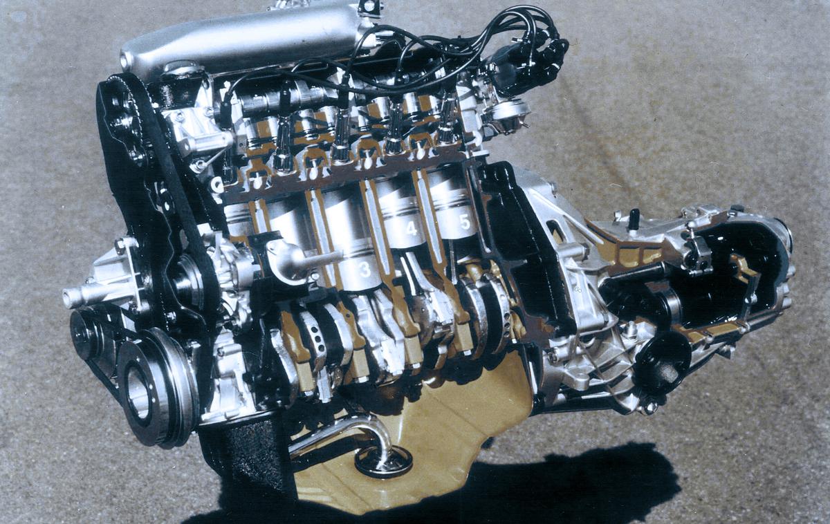 40 LET Audijev 5-valjni vrstni bencinski motor | Foto Audi