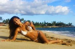 Nicole pozirala na plaži na Havajih