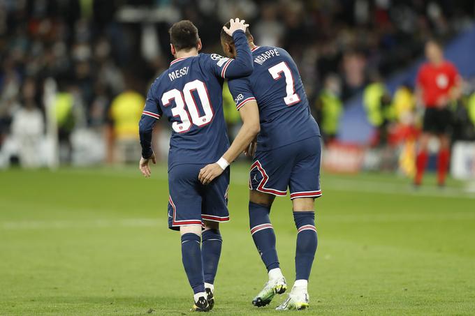 Lionel Messi pri PSG sodeluje tudi s Kylianom Mbappejem. Skupaj sta na SP 2022 dosegla 15 zadetkov, od tega kar pet v finalu. | Foto: AP / Guliverimage