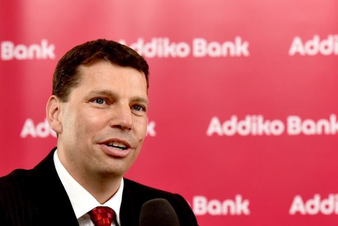 Predsednik uprave v Hypo Group Alpe Adria banki tudi po preimenovanju v Addiko banko ostaja Matej Falatov. | Foto: STA ,