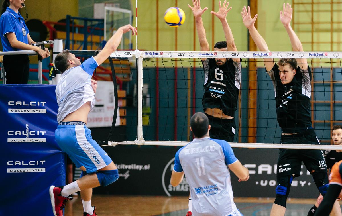 Calcit Volley Salonit Anhovo | Salonit je vknjižil novo zmago. | Foto Klemen Brumec